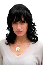 Parrucca donna nero - parrucca,