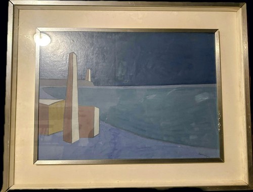 Dipinto olio astratto - olio, moderno