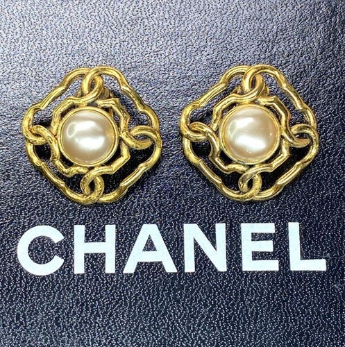 Chanel orecchini vintage oro - chanel,