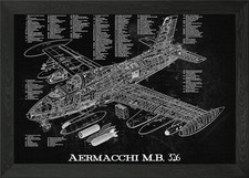 Aermacchi MB 326 poster arte