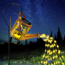 Lanterne Solari Da Esterno,  Lampade Solari Da Giardino in Metallo, IP65 Imperme