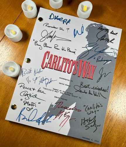 Script carlito way firmato - firmato,