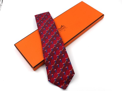 Cravatta hermès 100 seta - hermÈs, 100%
