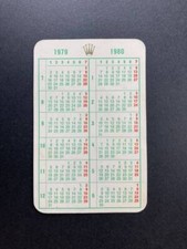 Genuine 1979-1980 calendar
