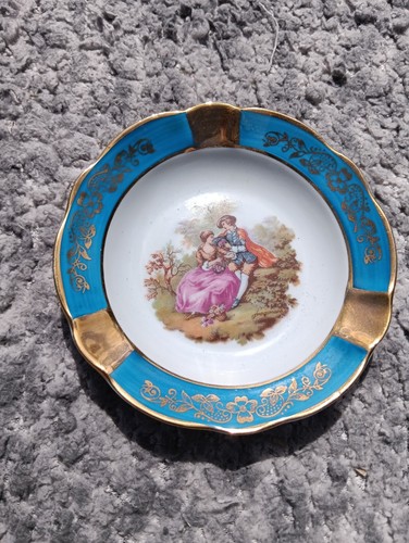 Vintage limoges ashtray - limoges, 4.75
