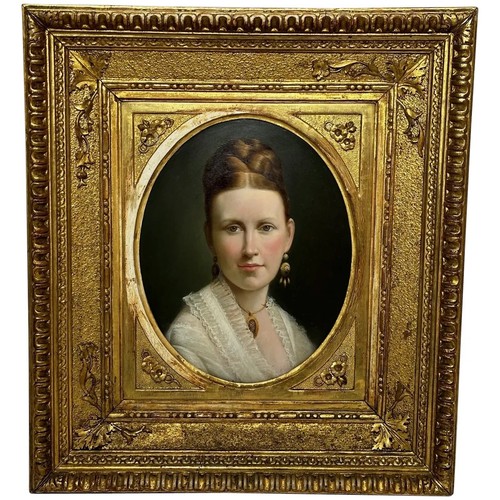 Ritratto olio vittoriano - ritratto,