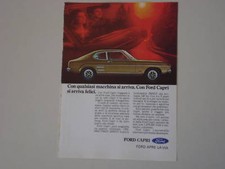advertising Pubblicità 1970 FORD CAPRI