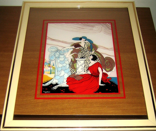 Quadro stile liberty dipinto - quadro,
