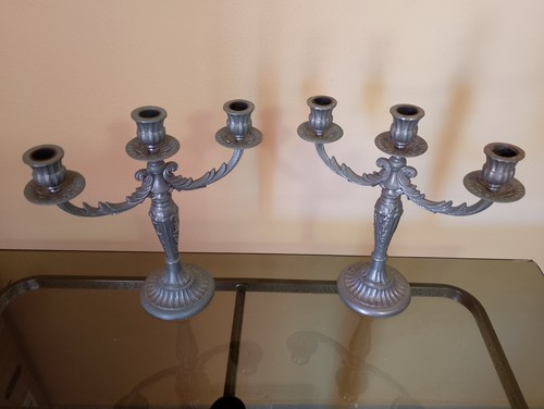 Coppia candelabri candelieri - coppia, candelabri/candelieri