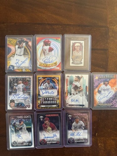 Lotto carte auto - auto, mlb
