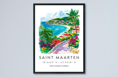 Poster acquerello saint - poster,