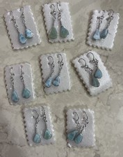 Aretes De Plata 925 Con Piedra De Arimar (8)