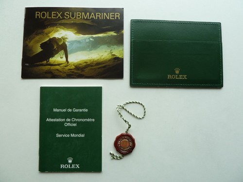 Rolex submariner libretto set - libretto,