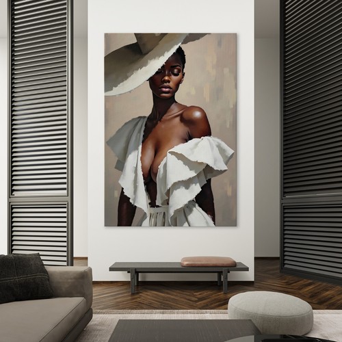 Elegante arte donna nera moda - elegante,