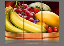 frutta - 3 QUADRI MODERNI STAMPE ARREDAMENTO CASA