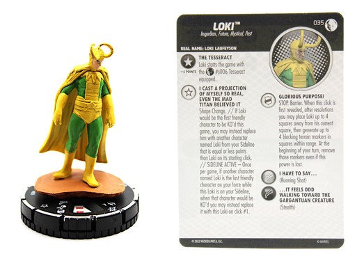 Heroclix 035 loki - heroclix,