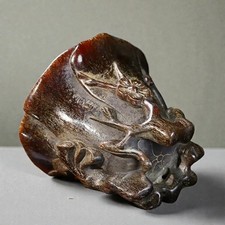 Autentico vaso in legno antico