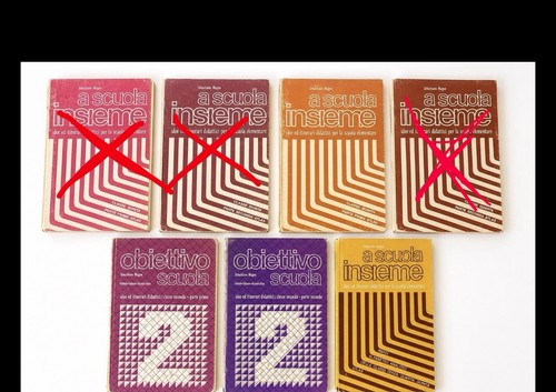 Libri vintage scuola - libri,