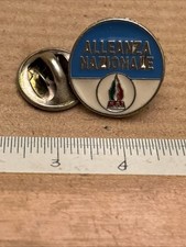 Distintivo Spilla Politica Propaganda ALLEANZA NAZIONALE MSI GIANFRANCO FINI