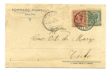 CARTOLINA TESTATINA CALITRI AVELLINO