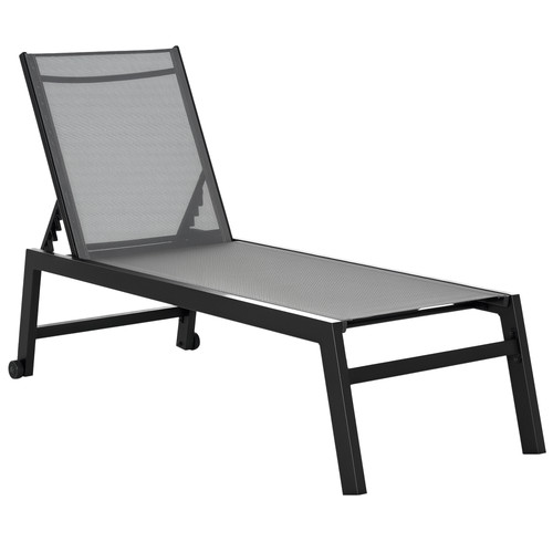 Outsunny lettino prendisole - lettino,
