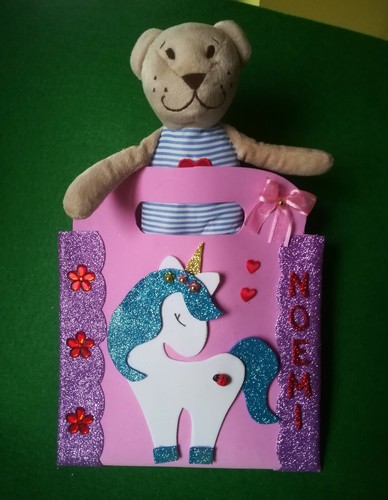 Borsetta bimba unicorno con - borsetta,