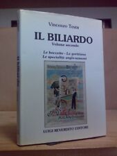 Vincenzo Testa - IL BILIARDO - vol. II° Boccette, Goriziana, sp. Anglo-Sassoni 