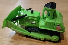 BULLDOZER ... MODELLINO TRATTORE GIOCATTOLO ... RUSPA ...TOYS 1998 ...MADE CHINA