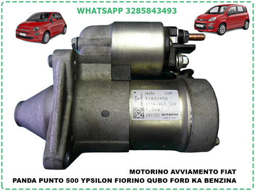 Motorino avviamento fiat panda - fiat,