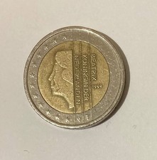 Moneta euro rara beatrix - rara,
