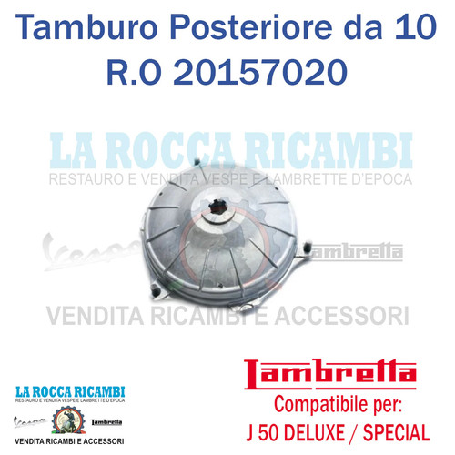 Tamburo posteriore lambretta - posteriore,