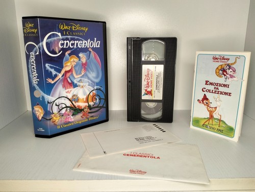 Vhs disney cenerentola con - vhs,