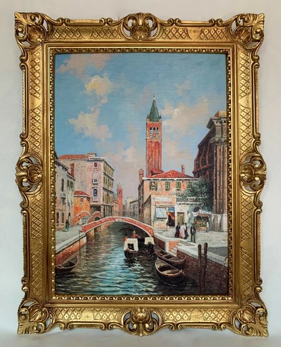 Quadro venezia laguna barche - venezia,
