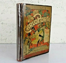 POESIE di CARLO PORTA Illustrate Nuovissima Edizione di Fontana LIBRO 1907 