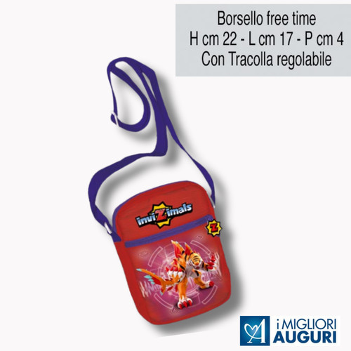 Borsello freetime invizimals - freetime,