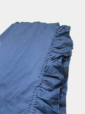 2 Tende Vintage Increspate Blu Navy Anni 70 Tende Primitive Pannelli Coppia Cottagecore