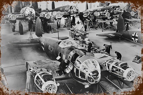 Targa latta retrò heinkel - latta,
