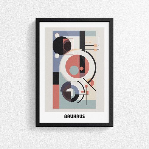 Stampa stile bauhaus - stile, bauhaus,