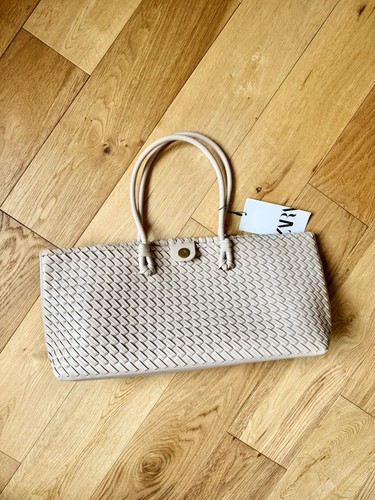 Borsa tote allungata zara - borsa,