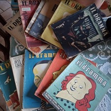 LOTTO  12 RIVISTE IL DRAMMA CARICATURA ONORATO TITINA DE FILIPPO TEATRO RIDENTI