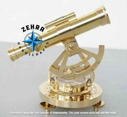 Telescopio alidade ottone - telescopio, in