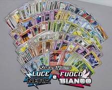 Pokemon Luce Nera e Fuoco Bianco Set di C. - Non C. - Holo | Lotto 160 carte Ita