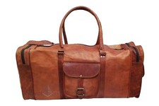 Uomo IN Pelle Grande Marrone