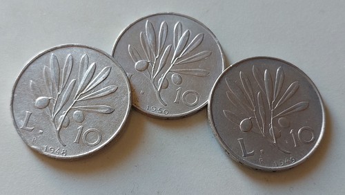 Lotto lire 1948 50 - 10, di