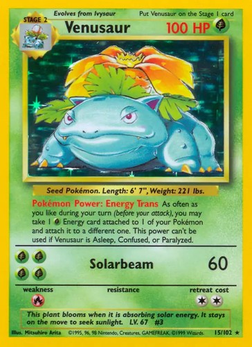 Venusaur 102 pokemon - -,