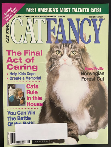 Cat fancy magazine september - cat,