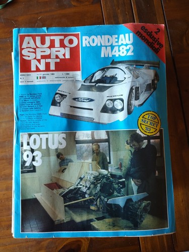 Autosprint annata 1983 - annata, non