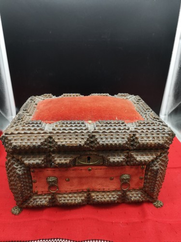 Antica cofanetto legno - antica,