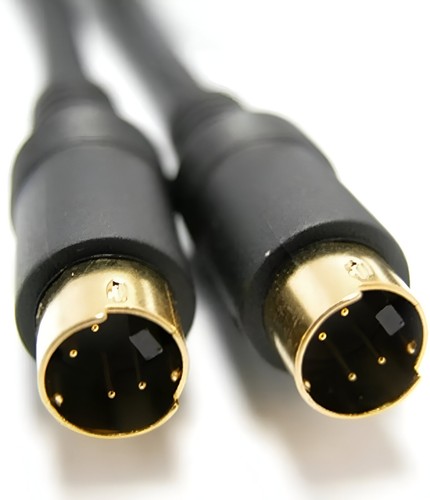 Gold video wire svhs - gold,
