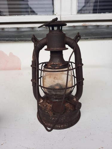 Vecchia lampada petrolio - vecchia, a
